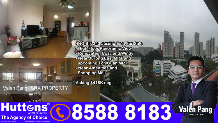 Blk 243 Jurong East Street 24 (Jurong East), HDB 4 Rooms #179718472